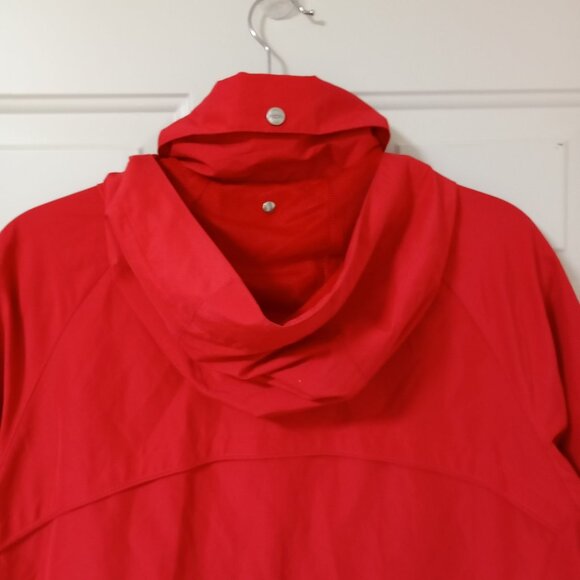 Pacific Trail Ladies Red Hooded Outdoor Jacket M Adjustable Cuffs & Pockets Mens - Picture 9 of 13